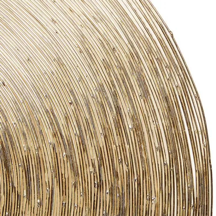 Kirklands Home Metallic Plates Wall Sculptures, Set of 3 Gold Clearance