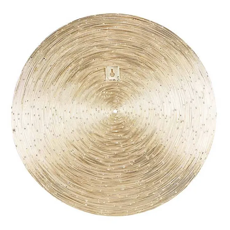 Kirklands Home Metallic Plates Wall Sculptures, Set of 3 Gold Clearance