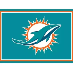 Kirklands Home Miami Dolphins Area Rug, 3x4 Blue Best