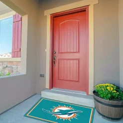 Kirklands Home Miami Dolphins Area Rug, 3x4 Blue Best