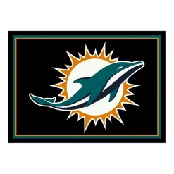 Kirklands Home Miami Dolphins Area Rug, 4x6 Hot