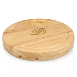 Kirklands Home Miami Dolphins Cheese Board and Tool Set Tan Hot