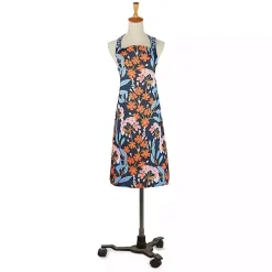 Kirklands Home Midnight Floral Bistro Apron Hot