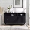 Kirklands Home Midnight Mid-Century Modern Sideboard Best