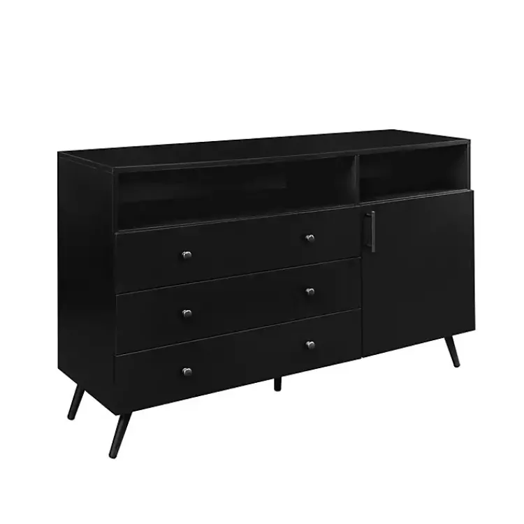 Kirklands Home Midnight Mid-Century Modern Sideboard Best