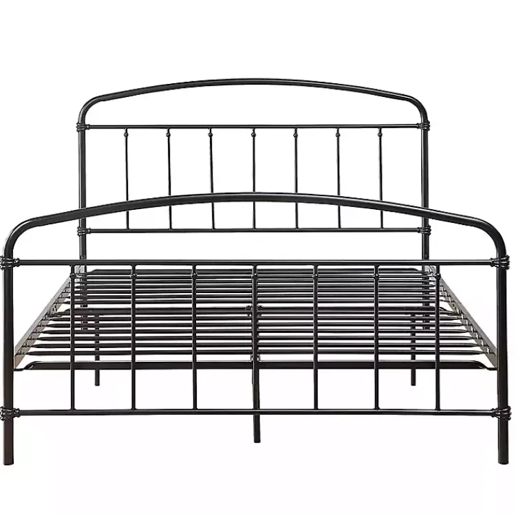 Kirklands Home Midnight Vintage Arch Queen Bed Frame Black New