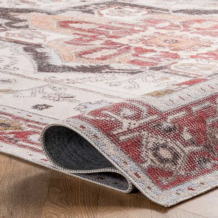 Kirklands Home Miley Traditional Medallion Washable Area Rug, 4x6 Discount