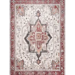 Kirklands Home Miley Traditional Medallion Washable Area Rug, 5x8 Online