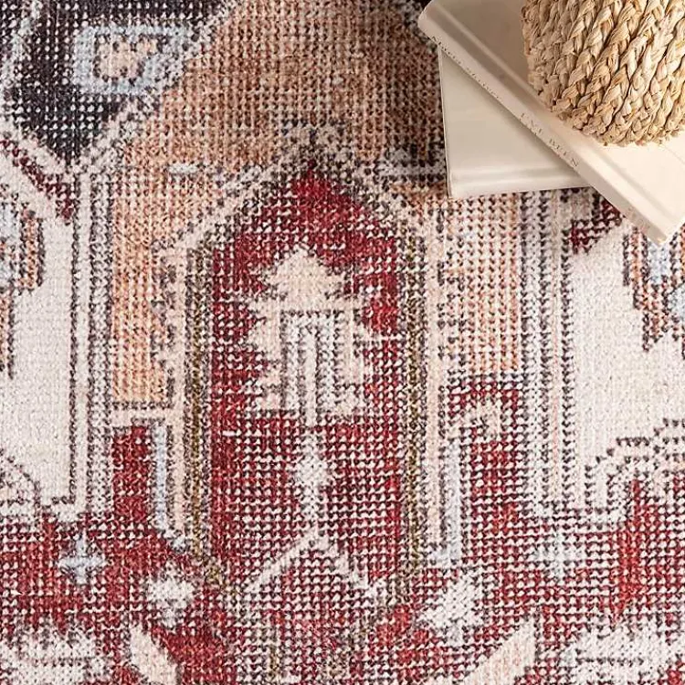 Kirklands Home Miley Traditional Medallion Washable Area Rug, 5x8 Online