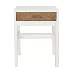 Kirklands Home Milo Honey Herringbone Accent Table Best