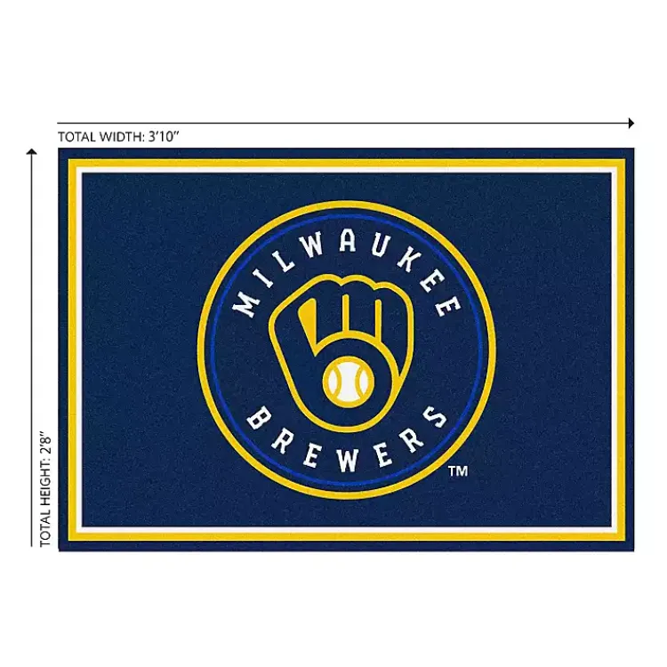 Kirklands Home Milwaukee Brewers Spirit Rug, 3x4 Discount