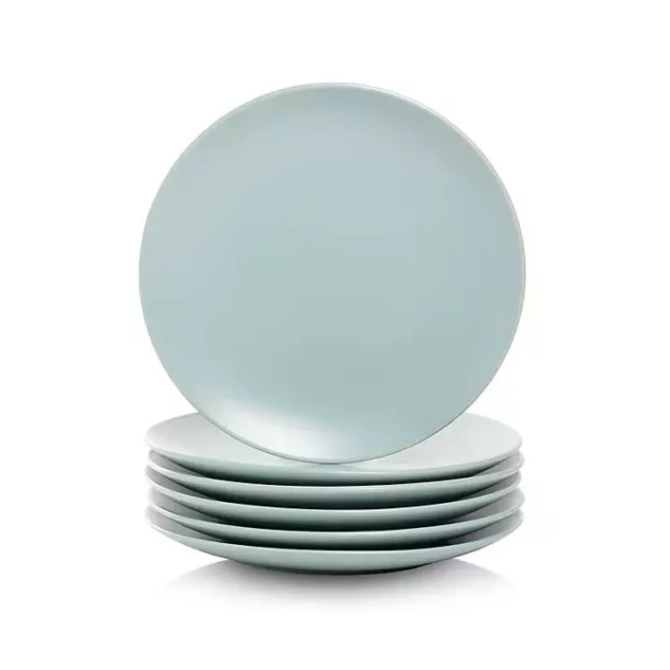 Kirklands Home Mineral Classic Coupe Salad Plates, Set of 6 Blue Best
