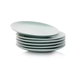 Kirklands Home Mineral Classic Coupe Salad Plates, Set of 6 Blue Best