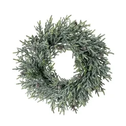 Christmas Wreaths>Kirklands Home Mini Frosted Pine Wreath Green