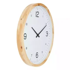 Kirklands Home Minimalist Wood Frame Wall Clock Discount
