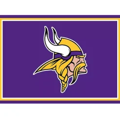 Kirklands Home Minnesota Vikings Area Rug, 3x4 Purple