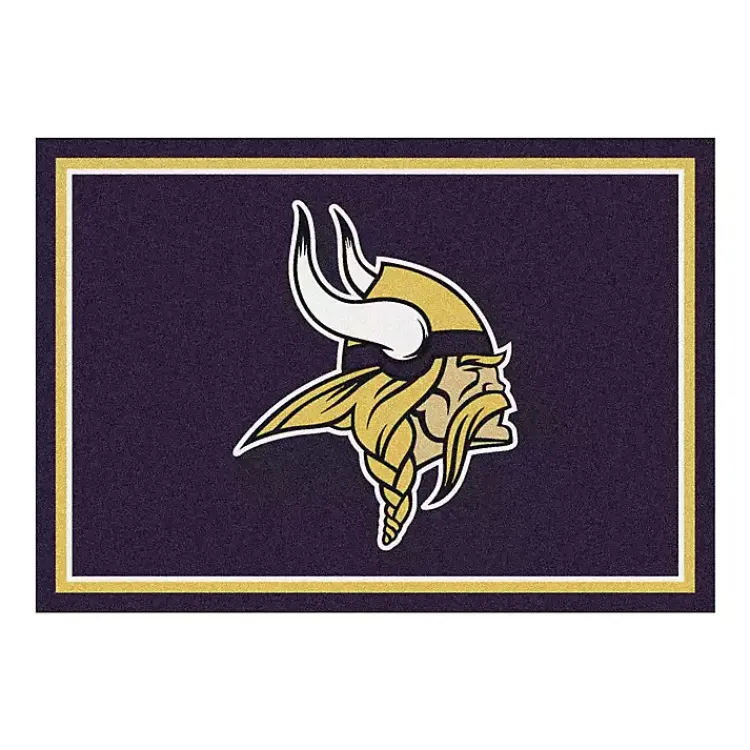 Kirklands Home Minnesota Vikings Area Rug, 4x6 Purple Best