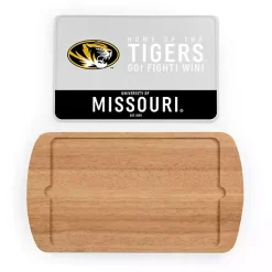 Kirklands Home Missouri Tigers Wood and Glass Serving Board Outlet