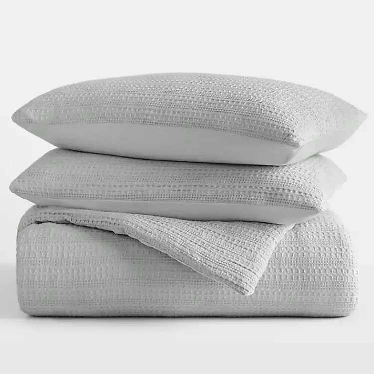 Kirklands Home Mist Waffle Ultra-Soft 3-pc. King Comforter Set Green Online