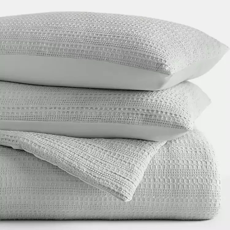 Kirklands Home Mist Waffle Ultra-Soft 3-pc. King Comforter Set Green Online