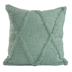 Pillows>Kirklands Home Misty Jade Tufted Diamond Pillow, 18 in. Green