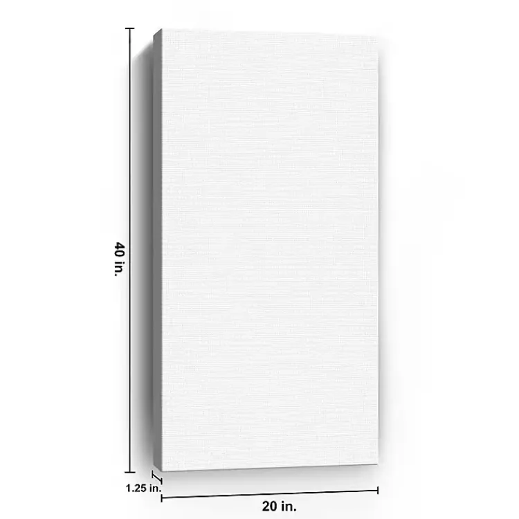 Kirklands Home Misty Woods Canvas Art Prints, Set of 3 White New