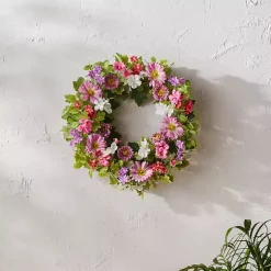 Wreaths>Kirklands Home Mixed Floral Ivy Wreath