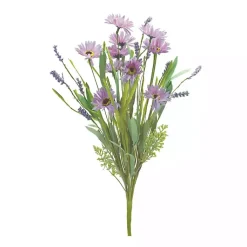 Stems & Bouquets>Kirklands Home Mixed Daisies Bushes, Set of 6 Purple