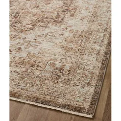 Kirklands Home Mocha and Cream Sorrento Area Rug, 7x10 Best