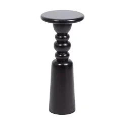 Kirklands Home Modern Tirollo Accent Table Black