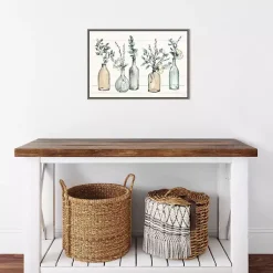 Kirklands Home Modern Farmhouse Floral Framed Canvas Art Print Discount