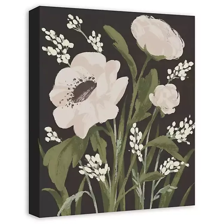 Kirklands Home Modern Farmhouse Floral I Canvas Art Print New