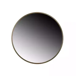 Kirklands Home Modern Metal Round Wall Mirror Gold Sale