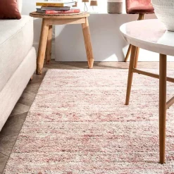 Kirklands Home Modern Hattie Area Rug, 8x10 Pink Best