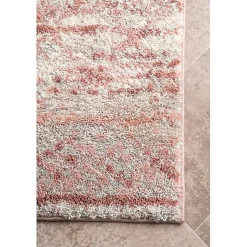 Kirklands Home Modern Hattie Area Rug, 8x10 Pink Best