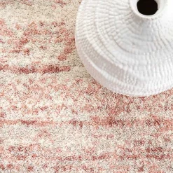 Kirklands Home Modern Hattie Area Rug, 8x10 Pink Best