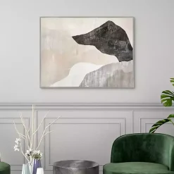 Kirklands Home Modern Landscape Framed Canvas Art Print Gray