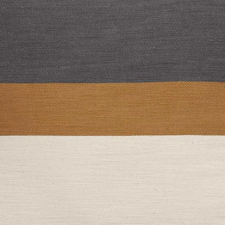 Pillows>Kirklands Home Modern Neutral Stripe Pillow