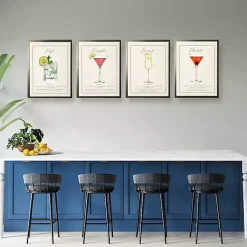 Kirklands Home Mojito Framed Art Print Green New