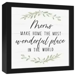 Kirklands Home Mom Make Home Wonderful Framed Canvas Print Sale