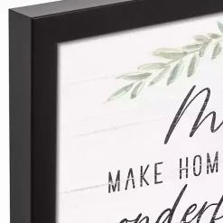 Kirklands Home Mom Make Home Wonderful Framed Canvas Print Sale