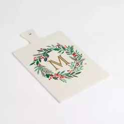 Monogram Seasonal Decor>Kirklands Home Monogram M Christmas Wreath Serving Board
