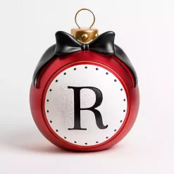 Monogram Seasonal Decor>Kirklands Home Monogram R Outdoor Christmas Ornament