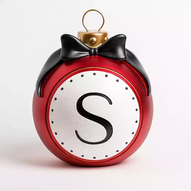 Monogram Seasonal Decor>Kirklands Home Monogram S Outdoor Christmas Ornament