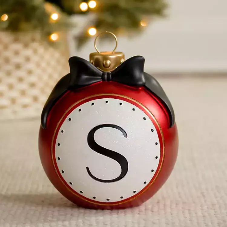 Monogram Seasonal Decor>Kirklands Home Monogram S Outdoor Christmas Ornament
