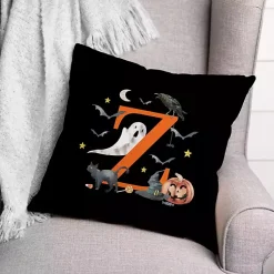 Halloween>Kirklands Home Monogram Z Halloween Indoor/Outdoor Pillow