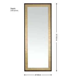 Kirklands Home Montauk LED Full Length Mirror Gold Hot