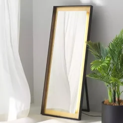 Kirklands Home Montauk LED Full Length Mirror Gold Hot
