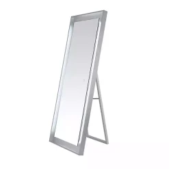 Kirklands Home Montauk LED Full Length Mirror Silver