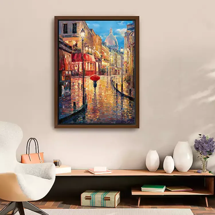 Kirklands Home Montmartre Evening Framed Canvas Art Print Hot